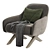 Marlon Armchair: Stylish Comfort Choice 3D model small image 3