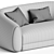 Modern Elegance Barnabas Sofa 3D model small image 3