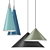 Versatile Conical Pendant Light 3D model small image 1