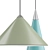 Versatile Conical Pendant Light 3D model small image 2