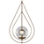 Radiant Gold Tear Drop Pendant 3D model small image 2