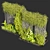 Urban Leaf Ivy Bush Collection 3D model small image 3