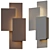 Sculptural LED Wall Sconce 3D model small image 1