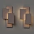 Sculptural LED Wall Sconce 3D model small image 2