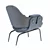 Modern Low Lounger Armchair Design 3D model small image 3