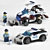 Lego Police 3D Model Kit 3D model small image 4