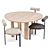 Liu Jo Caillou Dining Set 3D model small image 2