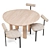 Liu Jo Caillou Dining Set 3D model small image 6