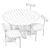 Liu Jo Caillou Dining Set 3D model small image 7