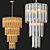 Elegant Gigi Chandelier Set 3D model small image 2