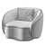 Amore Modern Swivel Chair 3D Model 3D model small image 3