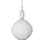 Elegant Marbled Aluminum Pendant Light 3D model small image 2