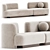 Sleek POP Sofa Design 3D model small image 1