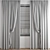 Poly Curtain 3D Model Kit 3D model small image 3