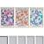 Floral Market Picture Frame Set 3D model small image 1