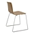 Arper Aava Sled Chair Set 3D model small image 2