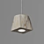 Handcrafted Pine LED Pendant Light 3D model small image 3