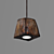 Handcrafted Pine LED Pendant Light 3D model small image 5