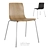 Sleek contemporary AAVA dining chair 3D model small image 1