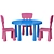 Mammut Kids Table & Chair 3D model small image 1