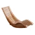 BRESCIA Acacia Wood Garden Lounger 3D model small image 1