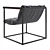 Stylish Loftovik Armchair - 70x70x70cm 3D model small image 3