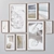 Wall Art Set With Frames 3D model small image 2