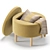 Textile Pouffe Clari 5 Colors 3D model small image 2
