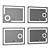 Illuminated Cosmetic Mirrors MELANA-8060 3D model small image 2