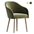 Modern Lili Dining Chair 3D model small image 1