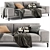 Modern Ditre Italia Blake Sofa 3D model small image 1