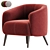 Contemporary Amalfi Armchair Collection 3D model small image 2