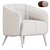 Contemporary Amalfi Armchair Collection 3D model small image 6