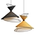 Sophisticated Kimono Pendant Lights 3D model small image 1