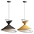 Sophisticated Kimono Pendant Lights 3D model small image 3