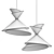 Sophisticated Kimono Pendant Lights 3D model small image 4