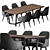Elegant Dining Set 28 3D model small image 1