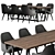 Elegant Dining Set 28 3D model small image 2