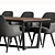 Elegant Dining Set 28 3D model small image 4