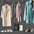 Boca Hanger Trench Coat Set 3D model small image 4