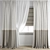 Detailed Curtain Model 3D Archive 3D model small image 1