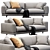 Modern Italian Sofa 3D Model 3D model small image 3
