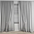 Detailed Curtain Model 3D Archive 3D model small image 3