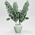 Pampas Grass Decorative Bouquet 3D model small image 4