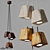 Handcrafted Pine Pendant Light 3D model small image 1
