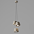 Handcrafted Pine Pendant Light 3D model small image 4