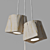 Handcrafted Pine Pendant Light 3D model small image 5