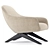 Modern Marlon Chair for V-Ray 3D model small image 2