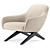 Modern Marlon Chair for V-Ray 3D model small image 4