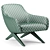 Modern Marlon Chair for V-Ray 3D model small image 6